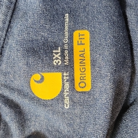 CARHARTT Men's Blue Original Fit One Pocket T Shirt Size 3 XL - Picture 6 of 6